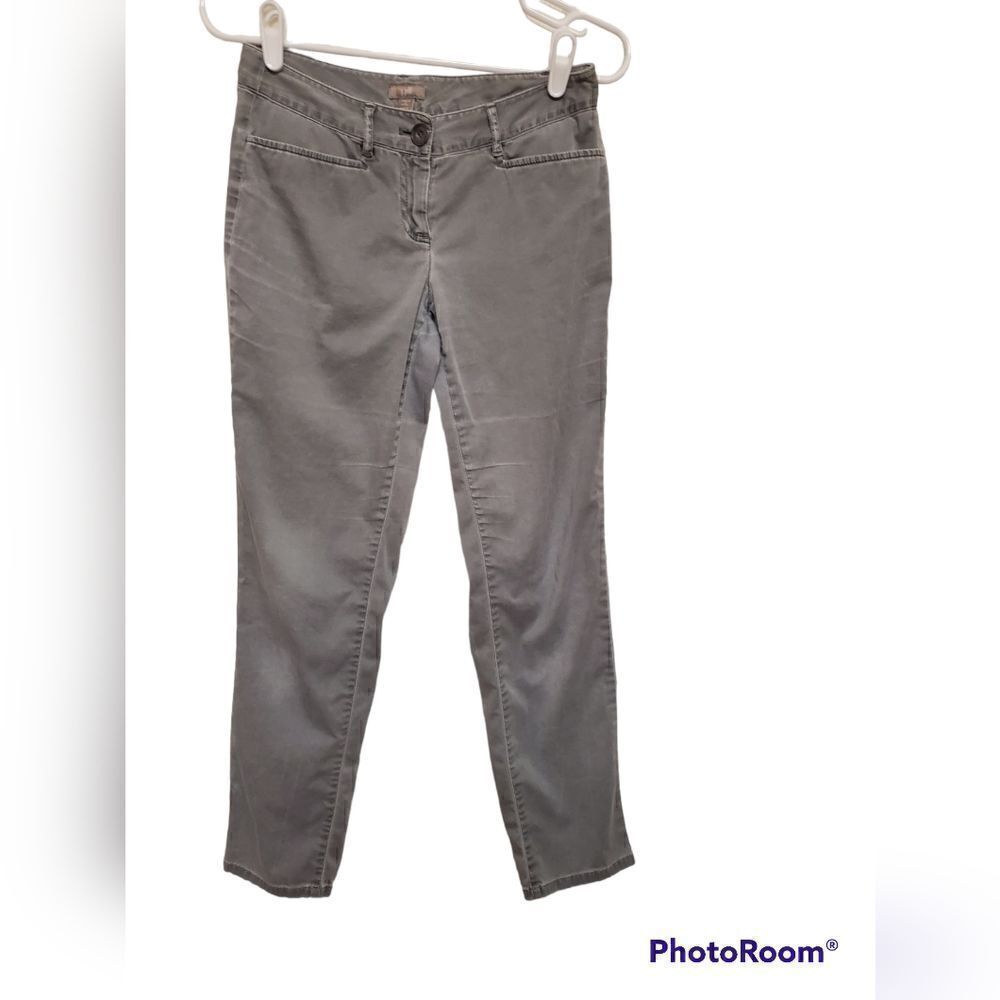 J Jill Jeggings 2 Petite Gray Stretch Zip Fly Pants